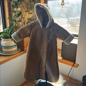 Baby Gap Teddy Suede & Sherpa Convertible Bundler Deerfield 3-6 Months